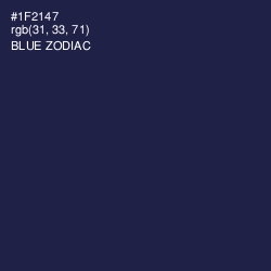 #1F2147 - Blue Zodiac Color Image
